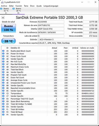 SanDisk SSD Portátil Extreme 2TB