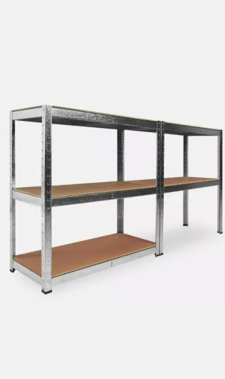 Scaffalature metalliche con 5 ripiani da 180 cm nuove con spedizione