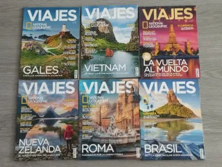 REVISTAS VIAJES NATÍONAL GEOGRAPHIC 234-239 6 UDS