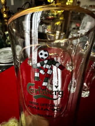 6 Bicchieri Carlsberg Italia '90