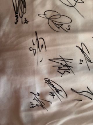 Camiseta Valencia CF Centenario FIRMADA Plantilla