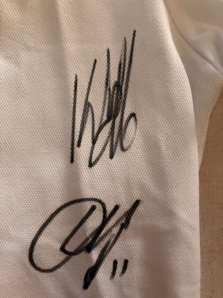 Camiseta Valencia CF Centenario FIRMADA Plantilla