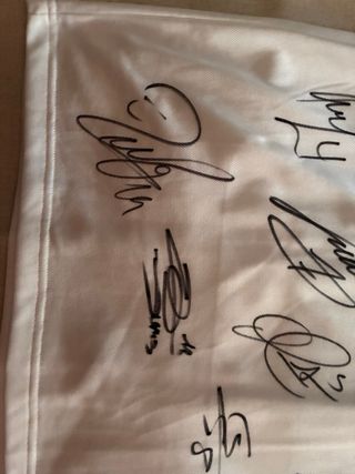 Camiseta Valencia CF Centenario FIRMADA Plantilla