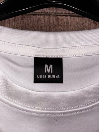 Camiseta AMIRI Blanca - Diseño Floral (Talla M)