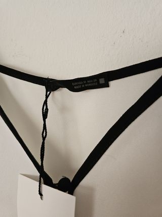 Top lencero Zara T. M con etiqueta
