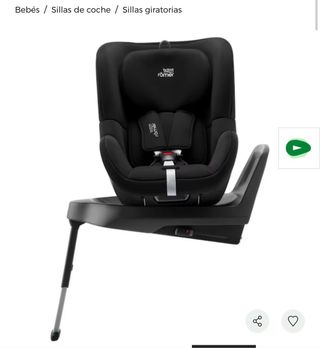 Silla Coche Giratoria 360 Britax Römer con ISOFIX