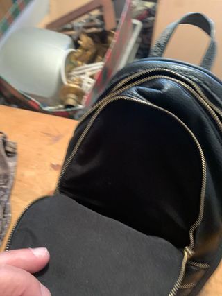 Zainetto nero trapuntato