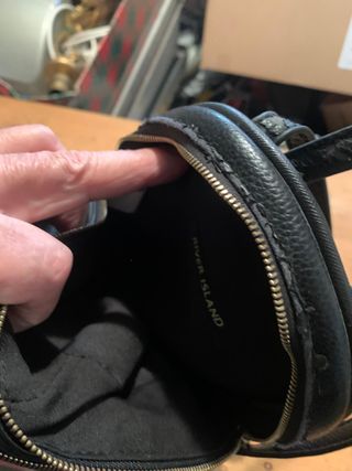 Zainetto nero trapuntato