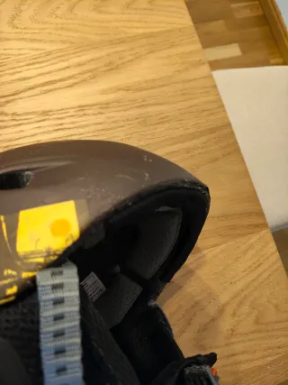 Casco Esquí Snow Market Negro Amarillo Talla L