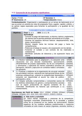 PROGRAMACION EDUCACION FISICA 3º ESO (CYL)