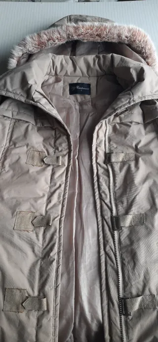 Parka acolchada mujer beige Talla L