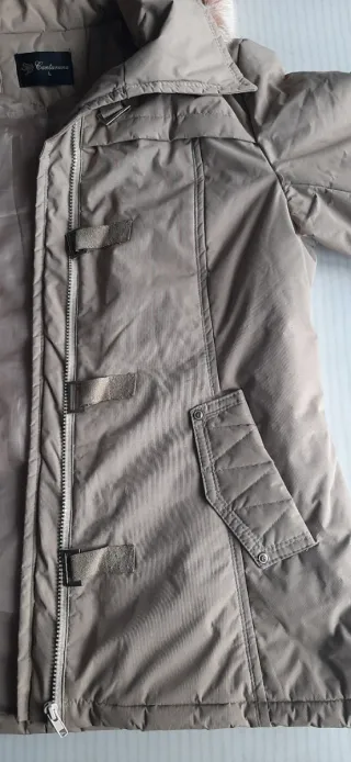 Parka acolchada mujer beige Talla L