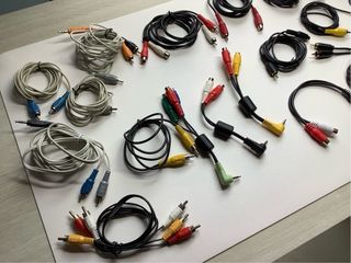 Lote Cables Audio/Video, HDMI, LAN, USB