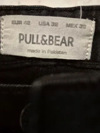 Pantaloni corti Pull&Bear neri taglia 42