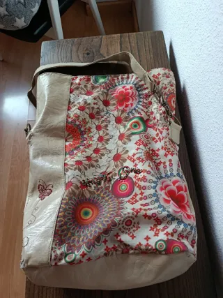 Bolso Desigual Beige Multicolor