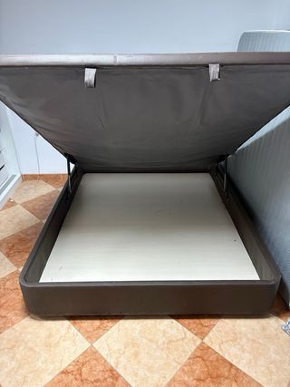 Canapé Cama 150cm Marrón chocolate