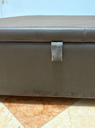 Canapé Cama 150cm Marrón chocolate