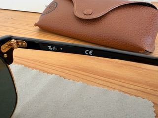 Ray-Ban Clubmaster Gafas de Sol Negro/Dorado