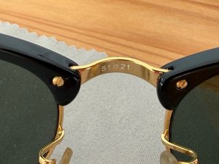 Ray-Ban Clubmaster Gafas de Sol Negro/Dorado