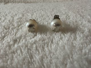Pendientes Tous Perla Oso Plata