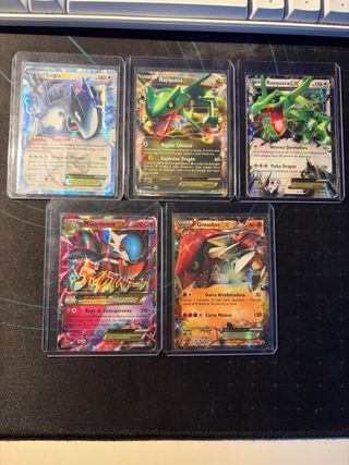Cartas Pokémon Charizard, Pikachu, Machamp