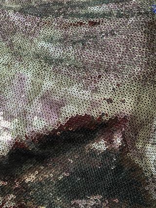 Top lentejuelas NAFNAF Talla 36 Morado/Plateado