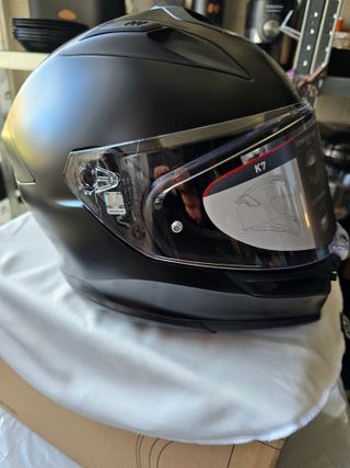 Casco Moto AGV K7 Mono Matt Black Talla M Nuevo
