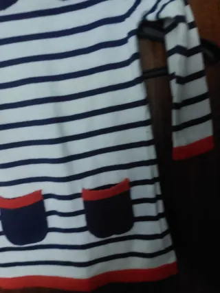 Vestido y bolero niña rayas