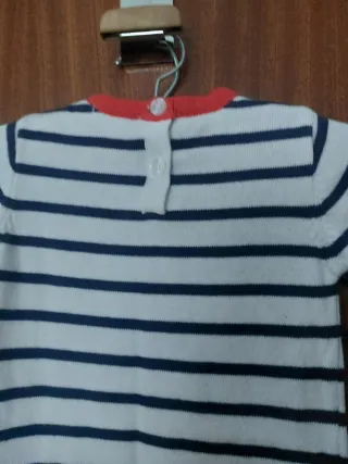 Vestido y bolero niña rayas