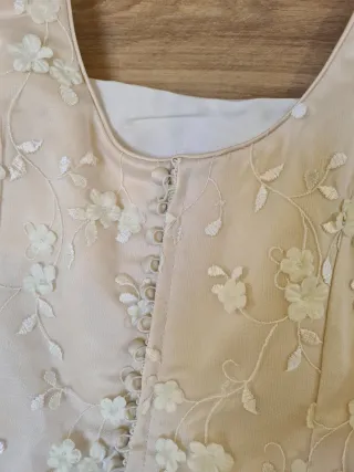 Vestido de Novia Talla 44 Beige