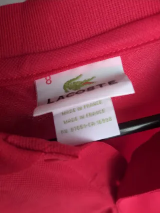 Camiseta Lacoste Roja