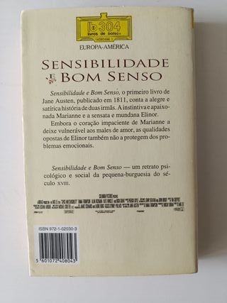 "Sensibilidade e Bom Senso", Jane Austen