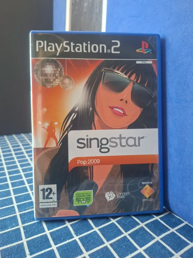 🇪🇸 PS2 SINGSTAR POP 2009 ORIGINAL COMPLETO