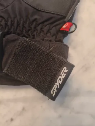 Guantes de esquí Spyder negros