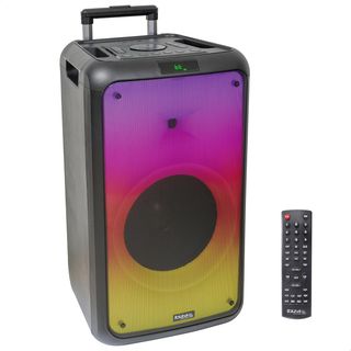 Ibiza - Street-Wave-MAX - REACONDICIONADO marcas minimas, Altavoz portátil de 600W/12 a Pilas con Bluetooth, USB y microSD - Efecto LED Wave y conexión inalámbrica TWS - Negro