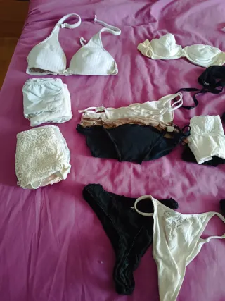 Lote sujetadores y bragas talla única