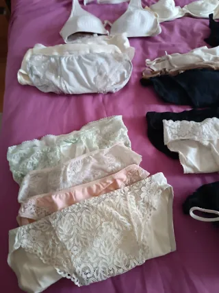 Lote sujetadores y bragas talla única