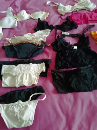 Lote sujetadores y bragas talla única