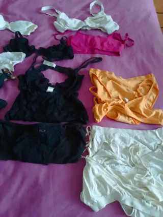 Lote sujetadores y bragas talla única