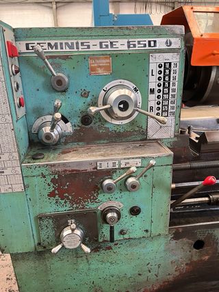Torno Paralelo Geminis GE-650
