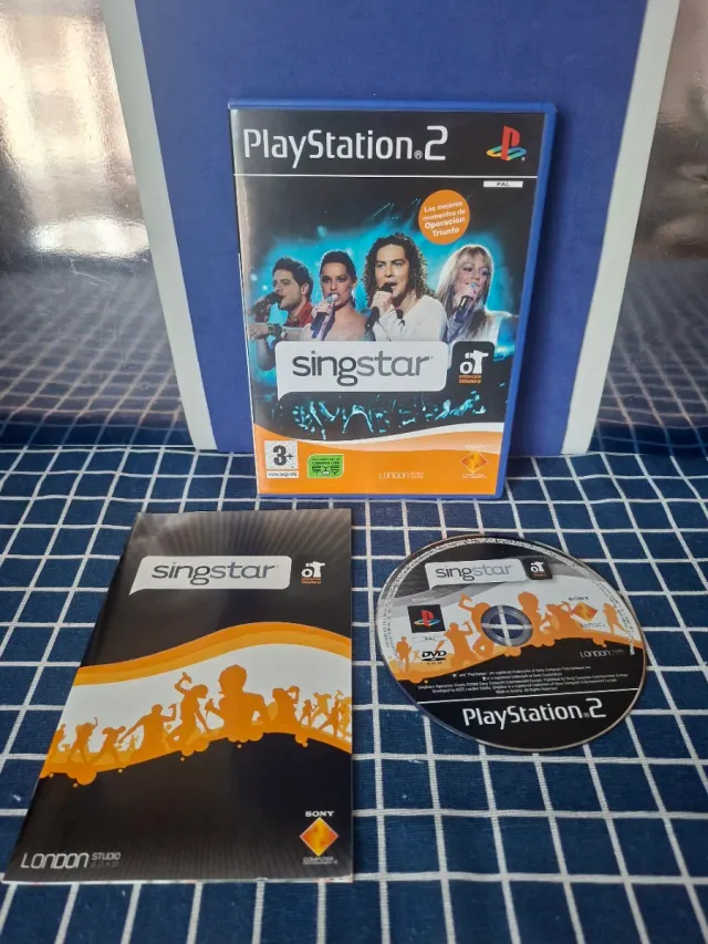 🇪🇸PS2 SINGSTAR OPERACIÓN TRIUNFO ORIGINAL COMPLE