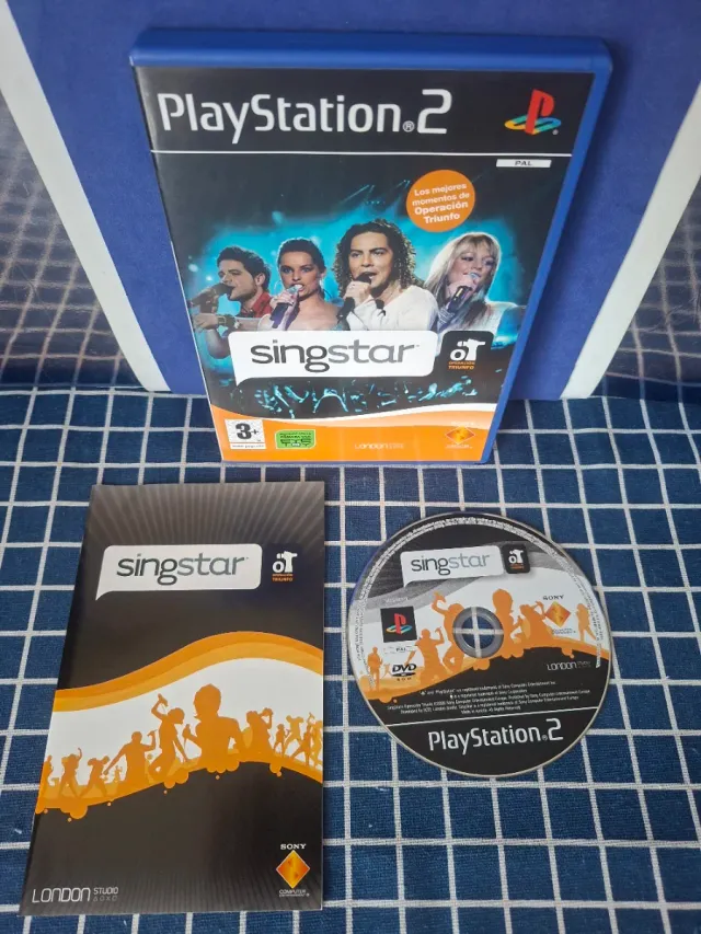 🇪🇸PS2 SINGSTAR OPERACIÓN TRIUNFO ORIGINAL COMPLE