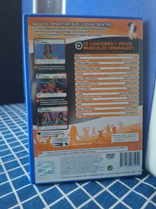 🇪🇸PS2 SINGSTAR OPERACIÓN TRIUNFO ORIGINAL COMPLE