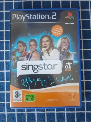 🇪🇸PS2 SINGSTAR OPERACIÓN TRIUNFO ORIGINAL COMPLE