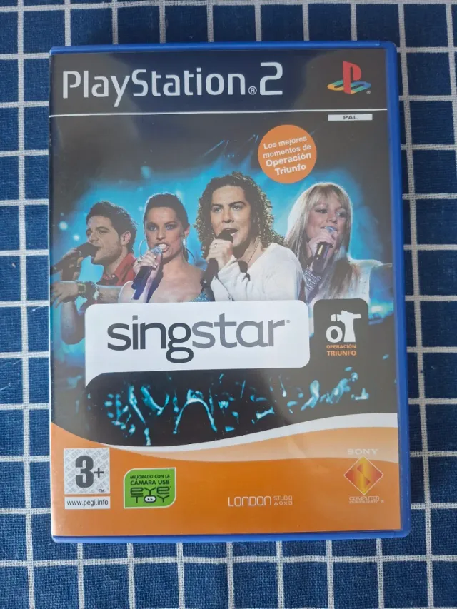 🇪🇸PS2 SINGSTAR OPERACIÓN TRIUNFO ORIGINAL COMPLE