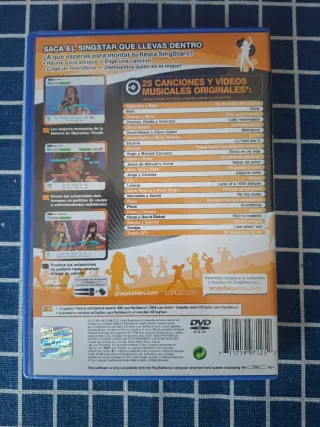🇪🇸PS2 SINGSTAR OPERACIÓN TRIUNFO ORIGINAL COMPLE