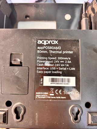 IMPRESORA DE TICKET APPROX APPPOS80AM3 Térmica