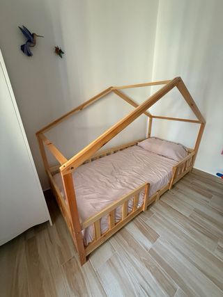 Letto Montessori Singolo 90x200 Legno