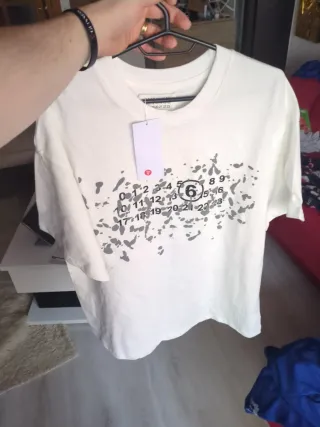 Camiseta Maison Margiela Blanca Talla M