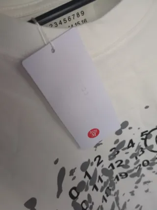 Camiseta Maison Margiela Blanca Talla M